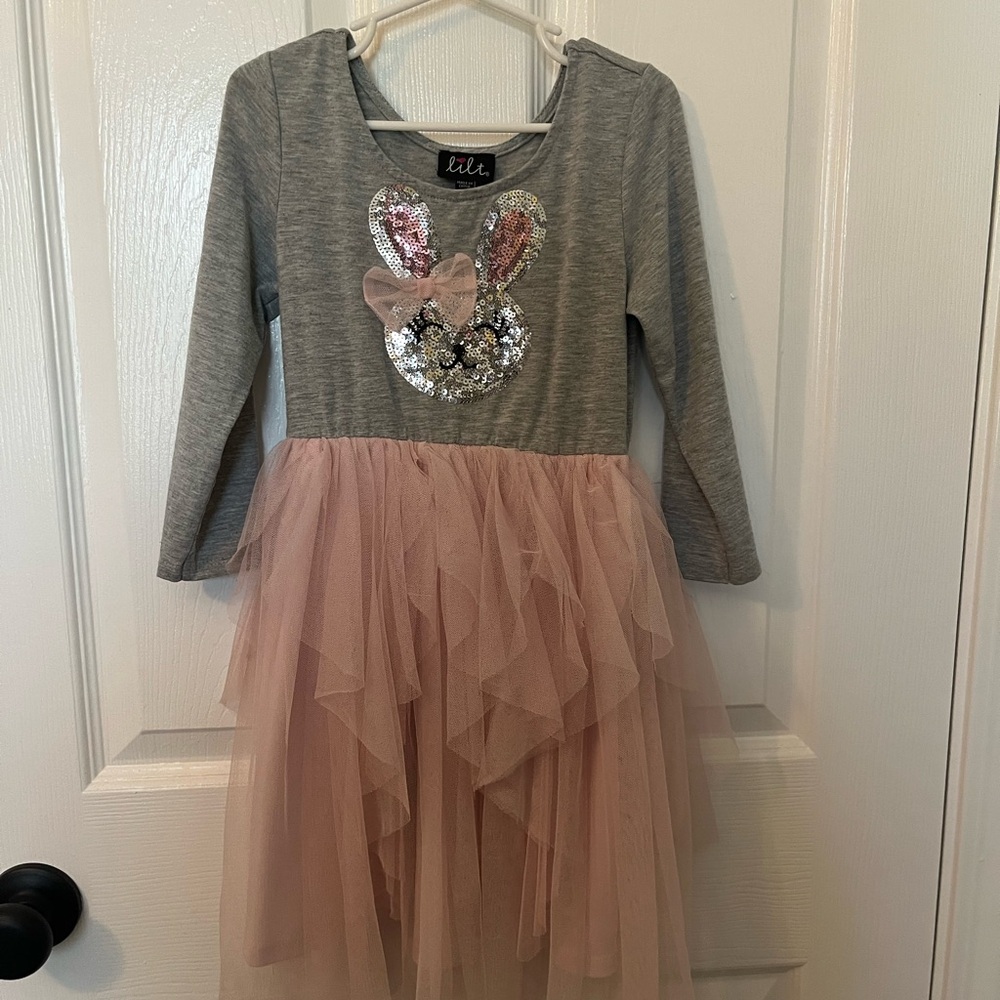 Lilt Sequin Bunny Tulle Dress - Size 6X
